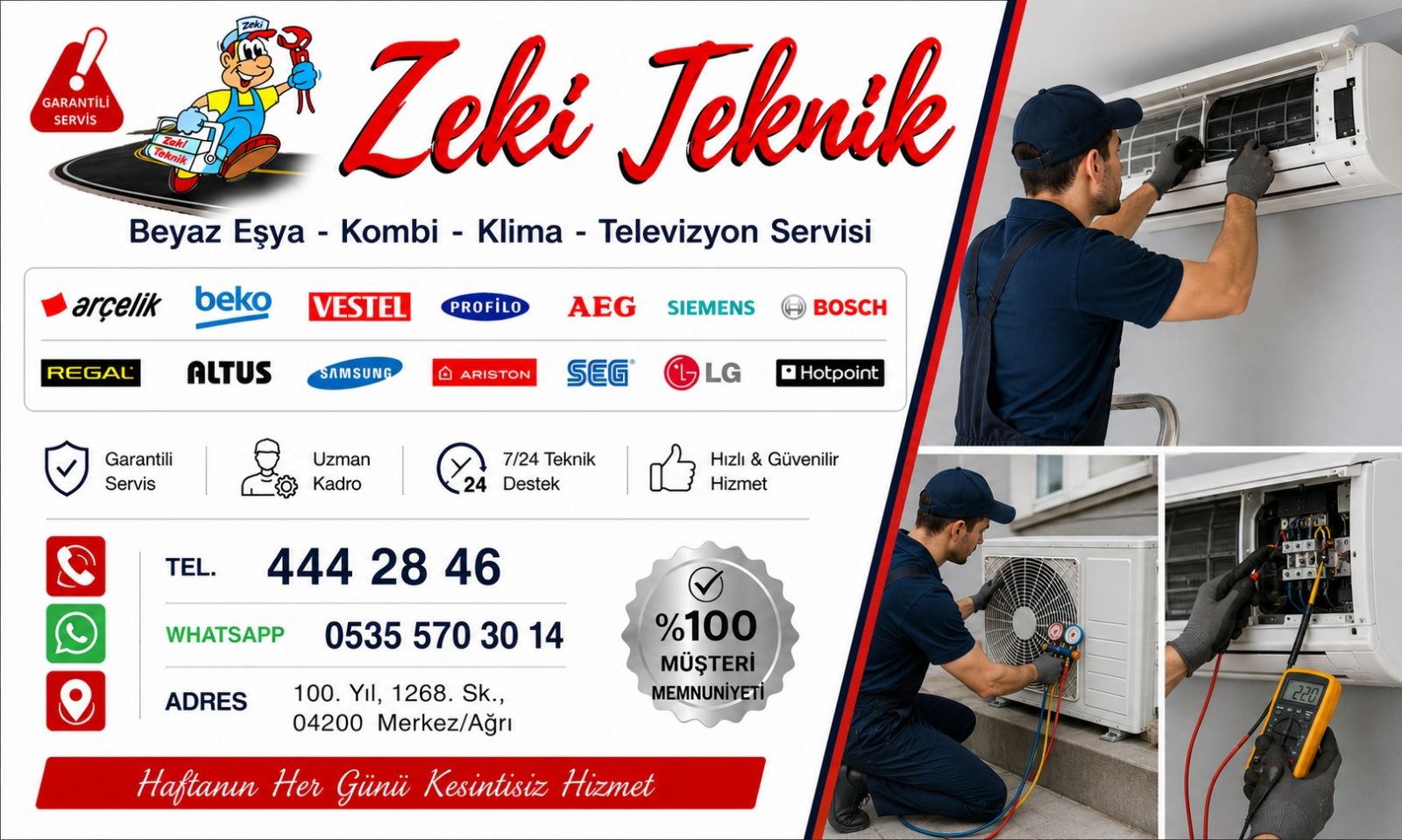 Ağrı Klima Servisi